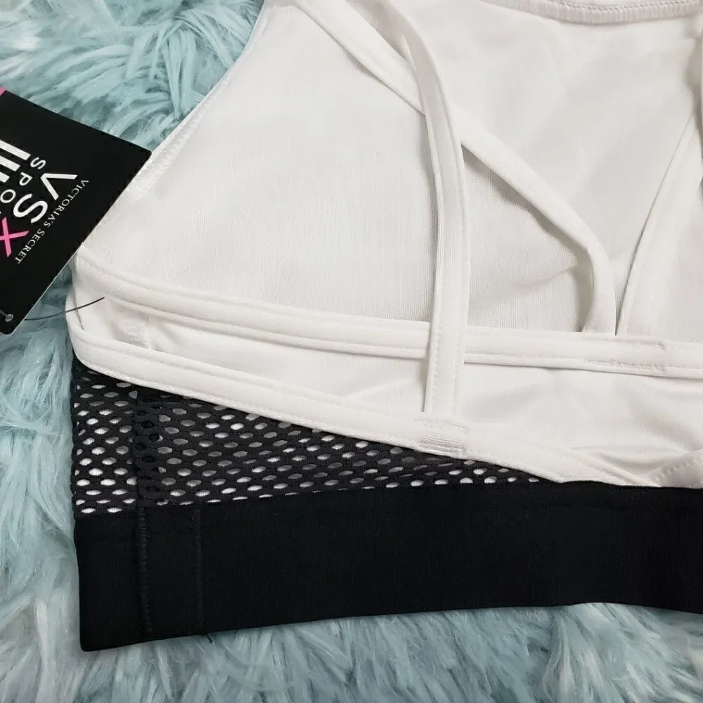 VS White Black VSX Logo The Show-Off Racerback XS